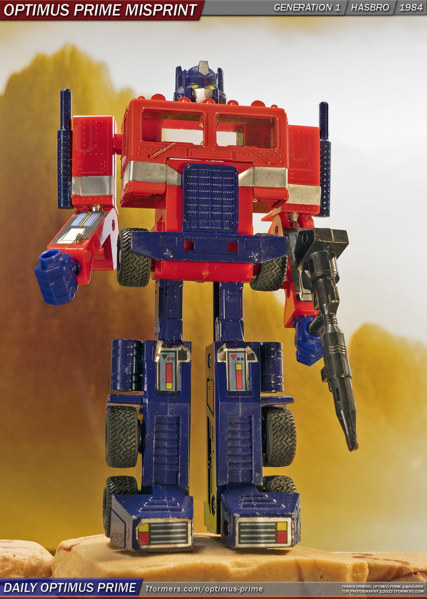 Daily Prime - Chromeless G1 Optimus Prime Misprint